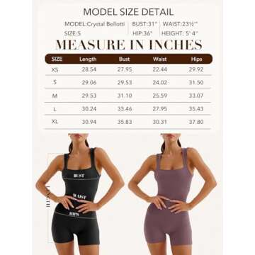 AUTOMET Womens One Piece Jumpsuits Bodysuits Shorts Rompers Tummy Control Bodycon Summer Outfits Fashion Clothes 2024 Nutmeg M