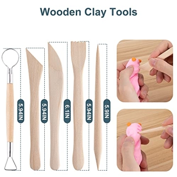 Premium 25 PCS Clay Tools Kit for Sculpting Artists