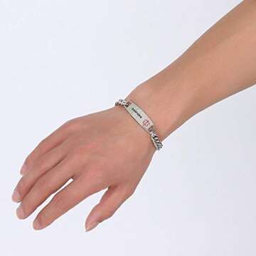 TTVOVO Medical Alert Bracelet for Safe Lifestyle