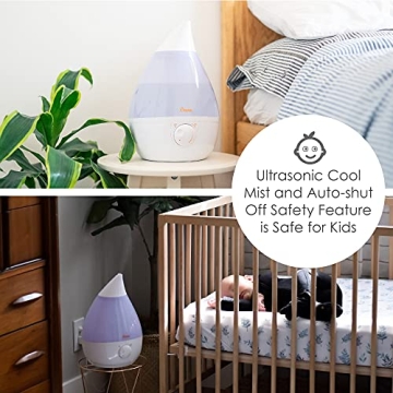 Crane Ultrasonic Cool Mist Humidifier for Home and Office