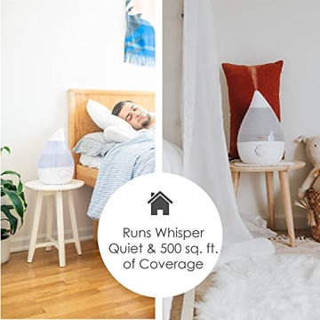 Crane Ultrasonic Cool Mist Humidifier for Home and Office