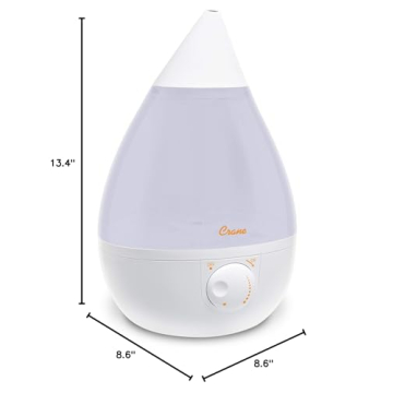 Crane Ultrasonic Cool Mist Humidifier for Home and Office