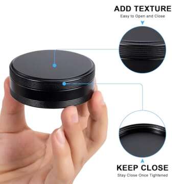 Pill Box 2 Compartment Pill Case - Portable Metal Travel Pill Container for Pocket or Purse, Waterproof Pill Organizer Holder for Medicine Vitamin Fish Oil and Supplements