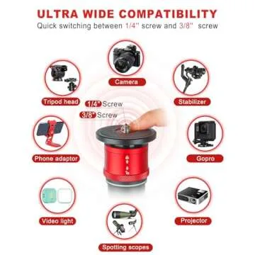 IFOOTAGE Camera Monopod Cobra 3 A180F, 71" Aluminum Professional Video Monopod with Tripod Base, Max Load 10KG