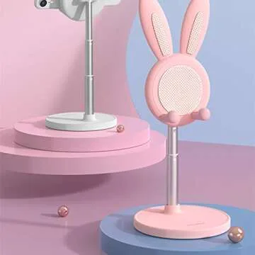 Adjustable YAMOKOS Bunny Phone Stand - Perfect Gift Idea