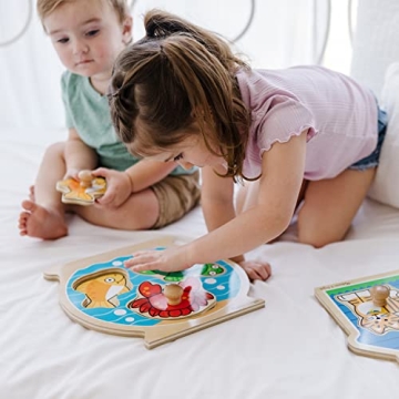 Melissa & Doug Jumbo Knob Wooden Puzzles for Toddlers