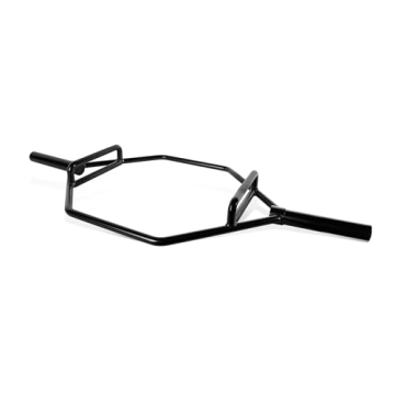 CAP Barbell Olympic Hex Trap Bar with Combo Grips - Black