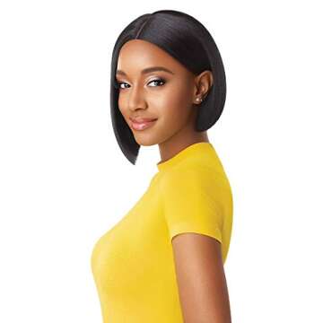 Outre The Daily Wig Synthetic Hair Lace Part Wig - ZENYA (Color:1B Off Black)