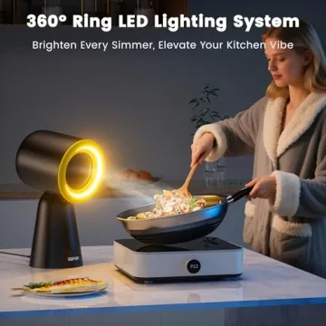 KEFUJU Portable Range Hood for Smoke-Free Cooking