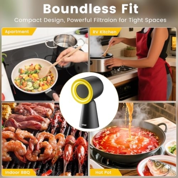 KEFUJU Portable Range Hood for Smoke-Free Cooking