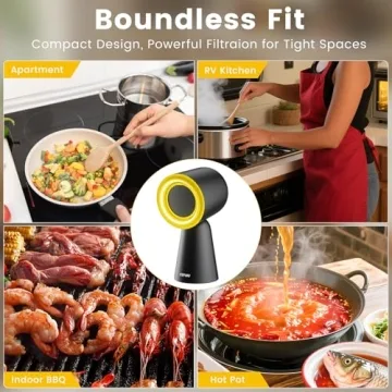 KEFUJU Portable Range Hood for Smoke-Free Cooking