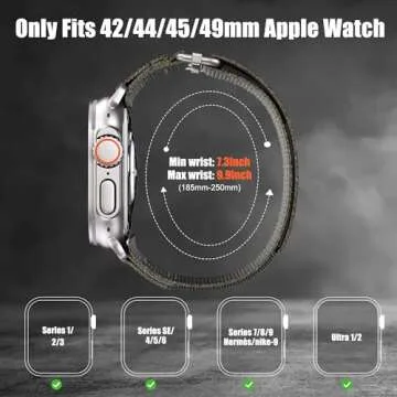 CUZOW Ultra Watch Band for Apple Watch Ultra Series
