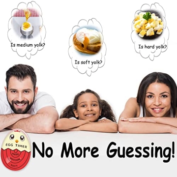 Lasubst Color-Changing Egg Timer for Perfect Boiled Eggs