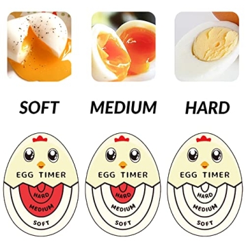 Lasubst Color-Changing Egg Timer for Perfect Boiled Eggs