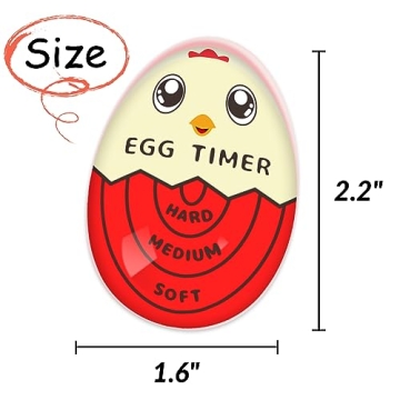 Lasubst Color-Changing Egg Timer for Perfect Boiled Eggs