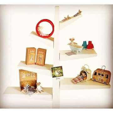 LEVLOVS Mouse in a Matchbox Toy Baby Registry Gift (Big Brother Mouse)