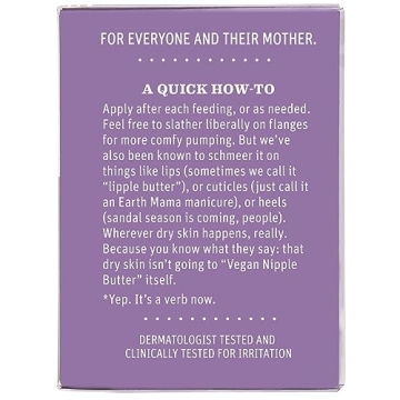 Earth Mama Vegan Nipple Butter for Nursing Mamas