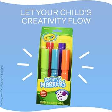 Crayola Bathtub Markers - Washable Fun for Kids