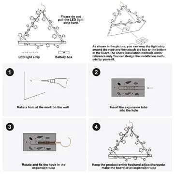 Stylish Artificial Ivy LED Wall Shelves Set for Decor