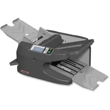 Martin Yale 1812 Autofolder Paper Folding Machine, Variable Speed Ranges from 5,000 To 12,000 Sheets per Hour, Folds Sheet Sizes from 2.5" x 5.2" To 12" x 18" , Charcoal