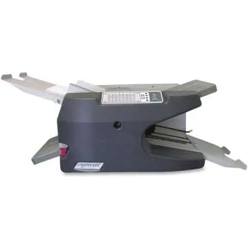 Martin Yale 1812 Autofolder Paper Folding Machine, Variable Speed Ranges from 5,000 To 12,000 Sheets per Hour, Folds Sheet Sizes from 2.5" x 5.2" To 12" x 18" , Charcoal