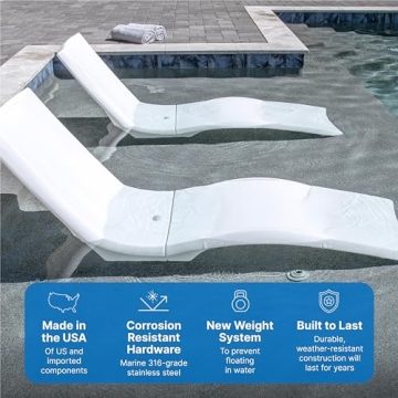 Step2 Vero Pool Lounger for Stylish Poolside Relaxation