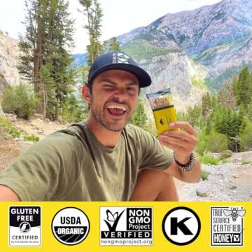 Kate’s Real Food Organic Energy Bars, Non-GMO, All-Natural Ingredients, Gluten-Free and Soy-Free H...