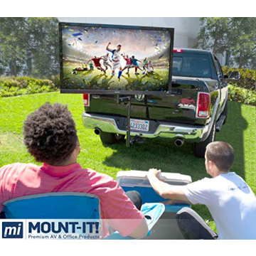 Mount-It! Tailgate TV Stand for 2 Inch Receivers