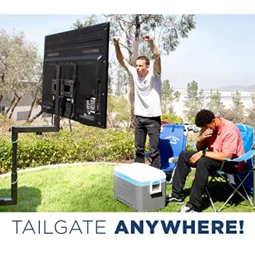 Mount-It! Tailgate TV Stand for 2 Inch Receivers