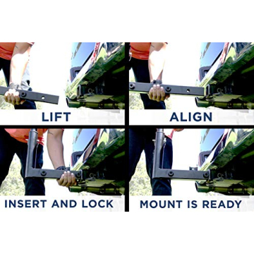 Mount-It! Tailgate TV Stand for 2 Inch Receivers