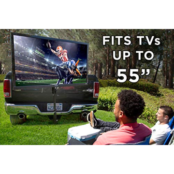 Mount-It! Tailgate TV Stand for 2 Inch Receivers