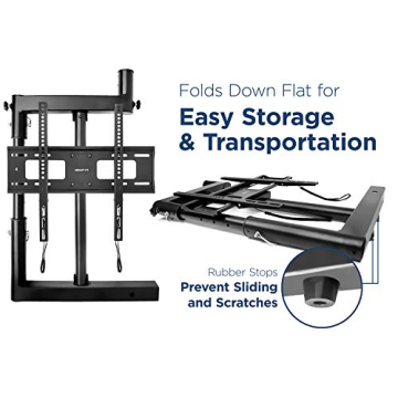 Mount-It! Tailgate TV Stand for 2 Inch Receivers
