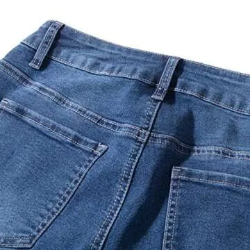 Vanberfia High Waist Denim Jean Shorts for Women