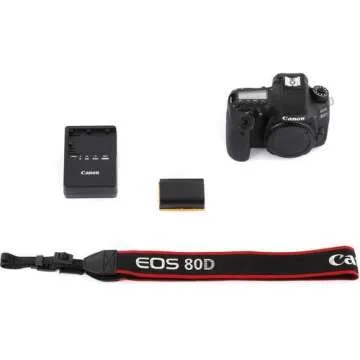Canon EOS 80D DSLR Camera (1263C004) - Starter Bundle (International Model)