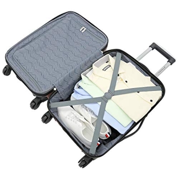 Travelers Club Chicago Rose Gold Spinner Luggage Set