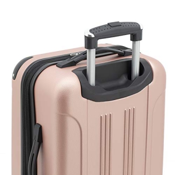 Travelers Club Chicago Rose Gold Spinner Luggage Set