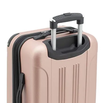 Travelers Club Chicago Rose Gold Spinner Luggage Set