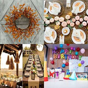 AMF0RESJ Artificial Fall Wreath for Front Door Autumn Door Wreath with Bitter Sweet Berry,Dry Vine Branches for Indoor Outdoor Farmhouse Home Wall Window Festival Wedding Decor, Gift Boxes Included