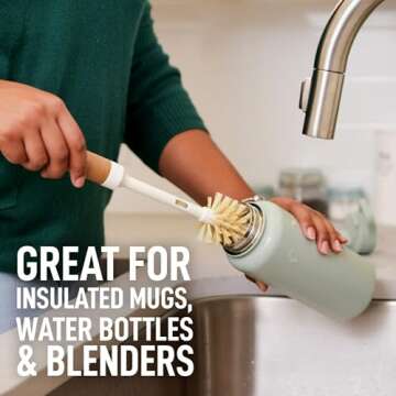 Scotch-Brite Greener Clean Bottle & Straw Brush Set