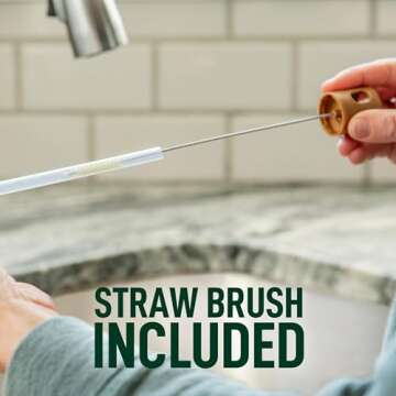 Scotch-Brite Greener Clean Bottle & Straw Brush Set