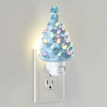 Easter Bubble Tree Look Plug-In Nightlight for Kids
