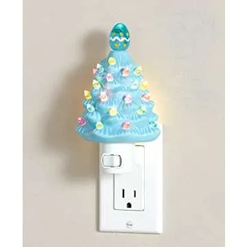 Easter Bubble Tree Look Plug-In Nightlight for Kids
