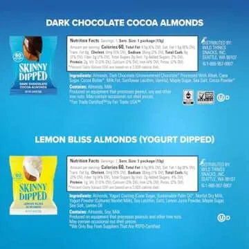 SkinnyDipped Snack Attack Almond Variety Pack 25 Bags