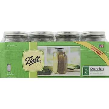 Ball Mason 32 oz Wide Mouth Jars Set of 12 for Canning