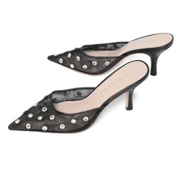 Elegant Loeffler Randall Paloma Mesh Mules for Women