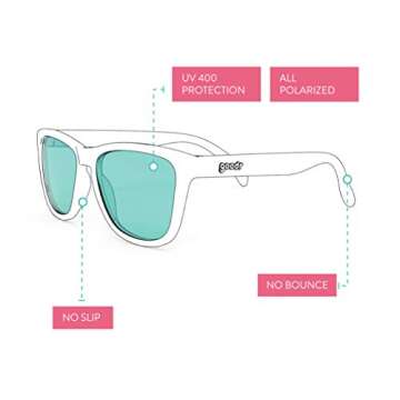 goodr OG Sunglasses (no slip, no bounce, all polarized)