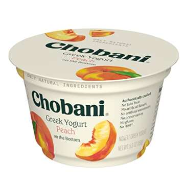 Chobani® Non-Fat Greek Yogurt Peach on the Bottom 5.3oz