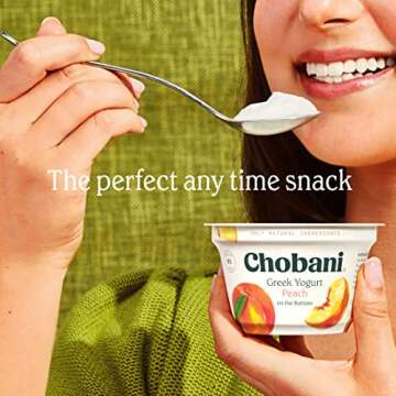 Chobani® Non-Fat Greek Yogurt Peach on the Bottom 5.3oz