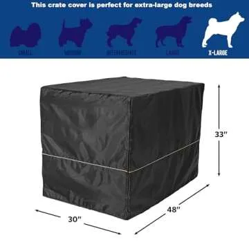 MidWest Dog Crate Cover for Privacy and Comfort, 48 Inch