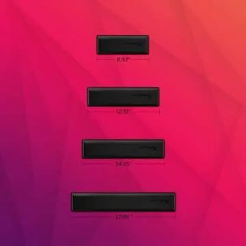 HyperX Cooling Gel Memory Foam Wrist Rest - Ergonomic Keyboard Accessory